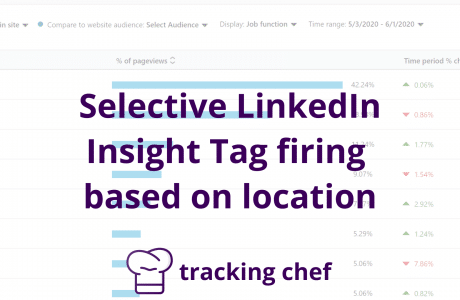 Selective LinkedIn Insight Tag firing based on location